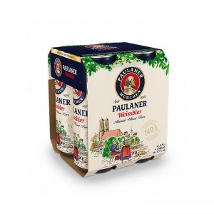 Paulaner Hefe-weizen 4pk Can